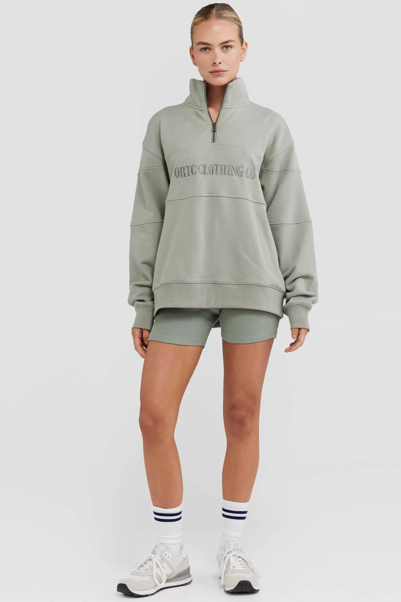 Classic Logo Quarter Zip ^ORTC Clothing Co Outlet