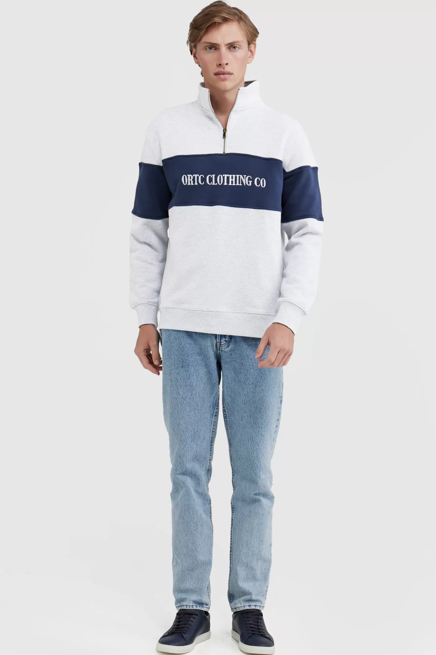 Classic Logo Quarter Zip ^ORTC Clothing Co Sale