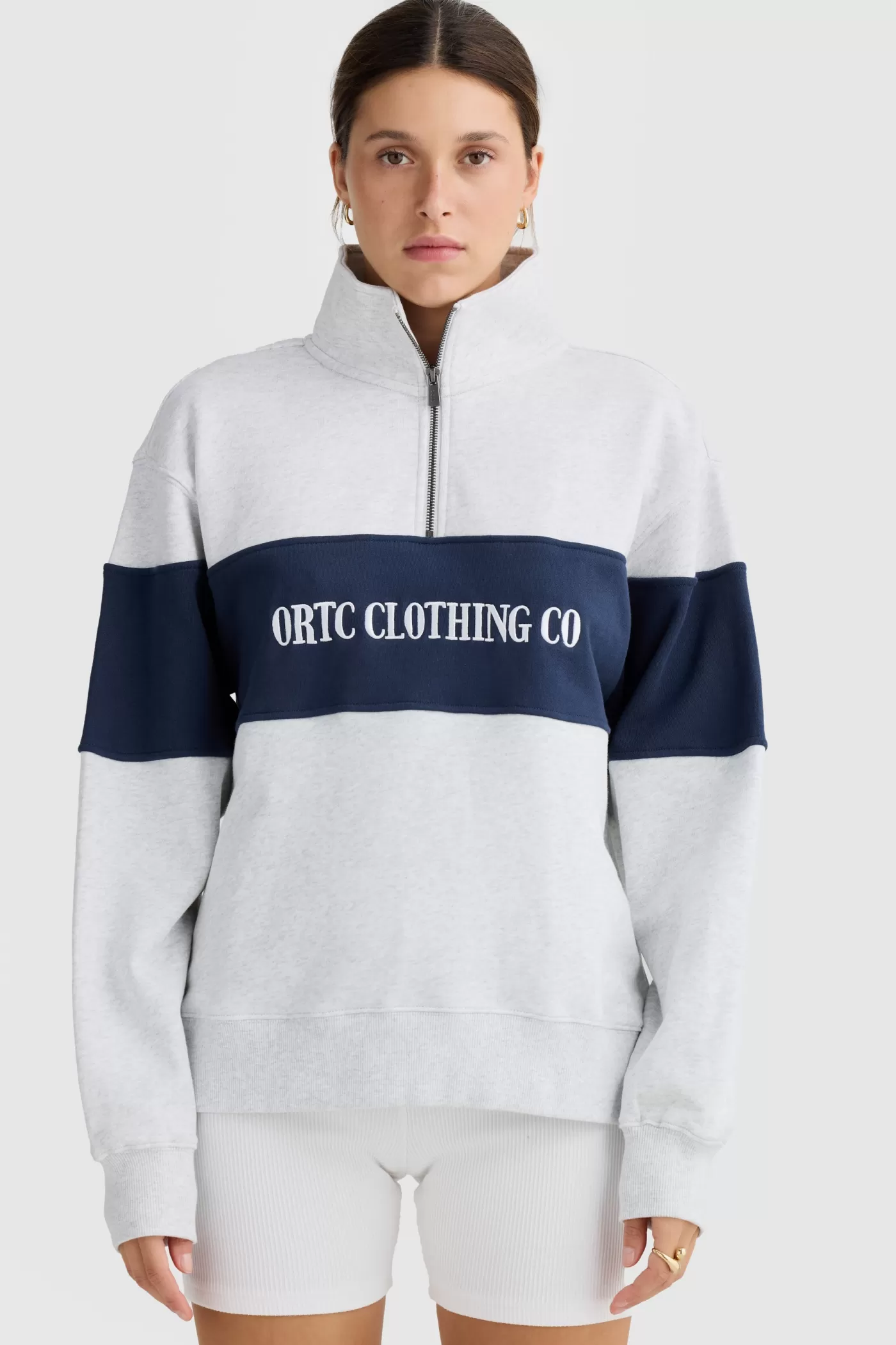 Classic Logo Quarter Zip ^ORTC Clothing Co Best Sale