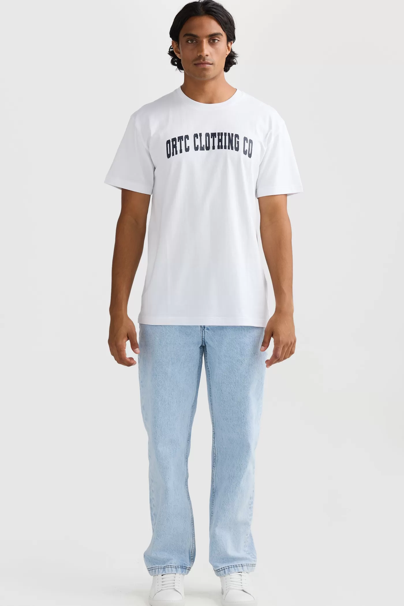 College Logo T Shirt White^ORTC Clothing Co Online