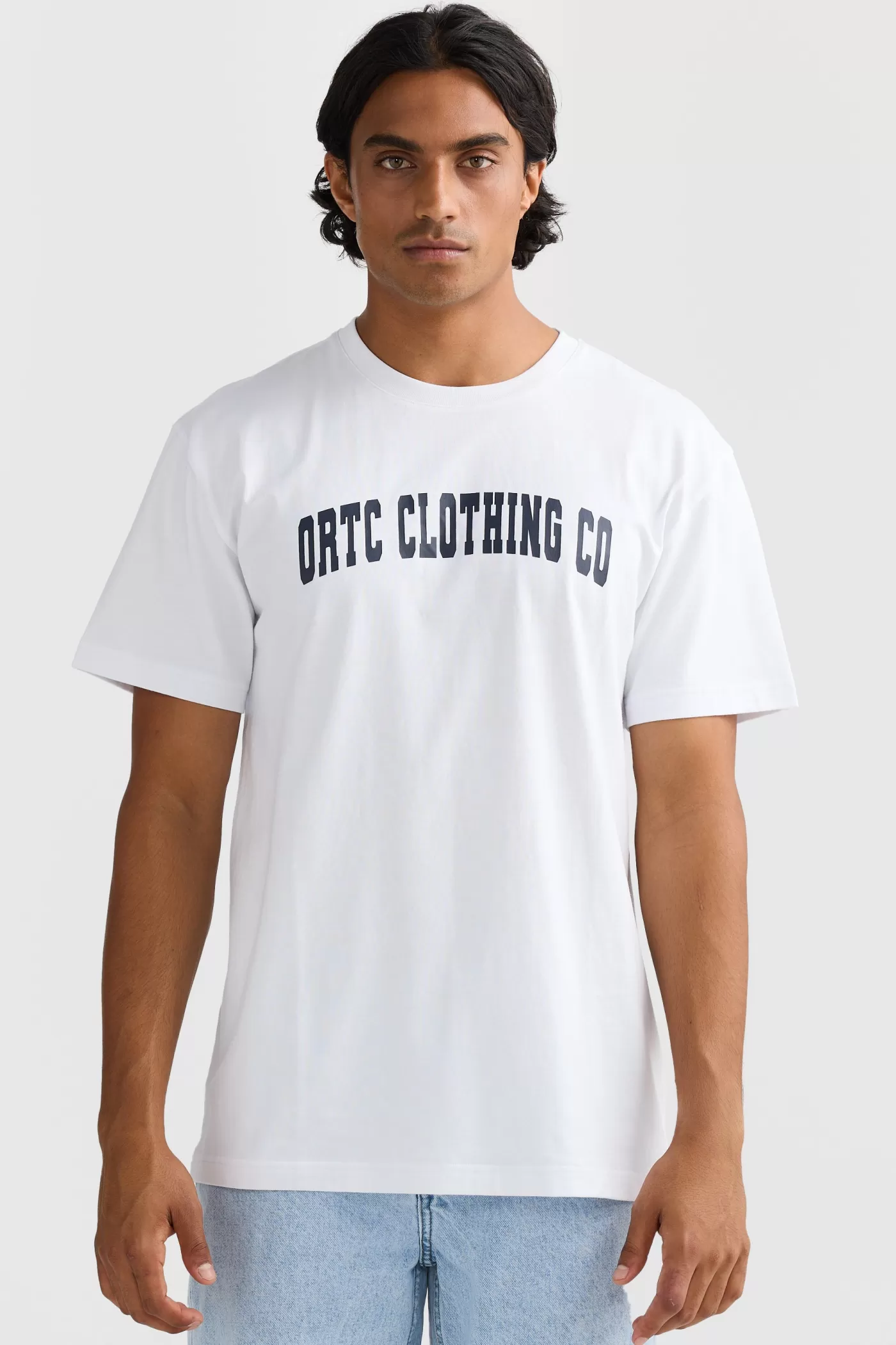 College Logo T Shirt White^ORTC Clothing Co Online