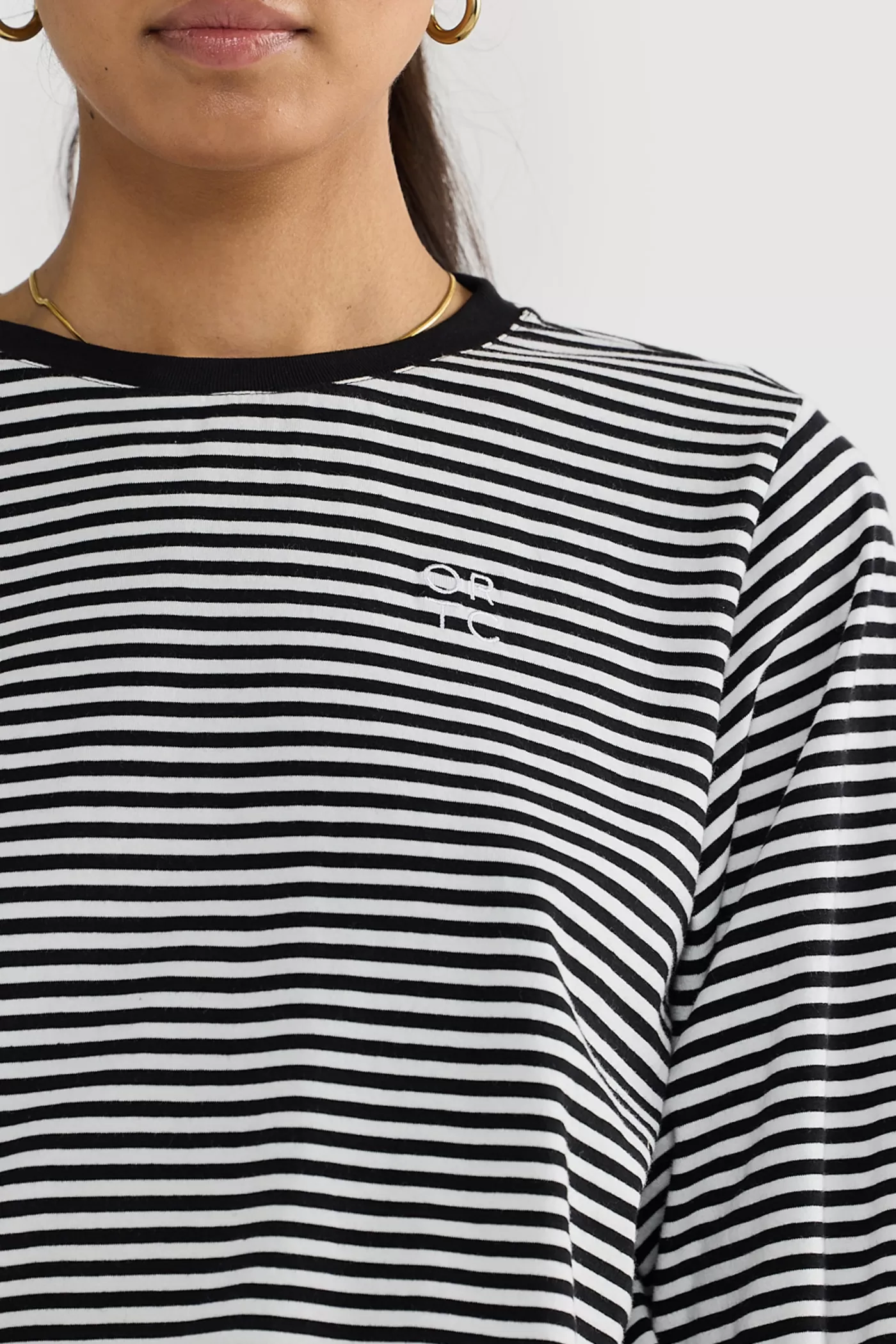 Darla Long Sleeve Stripe T Shirt ^ORTC Clothing Co Outlet