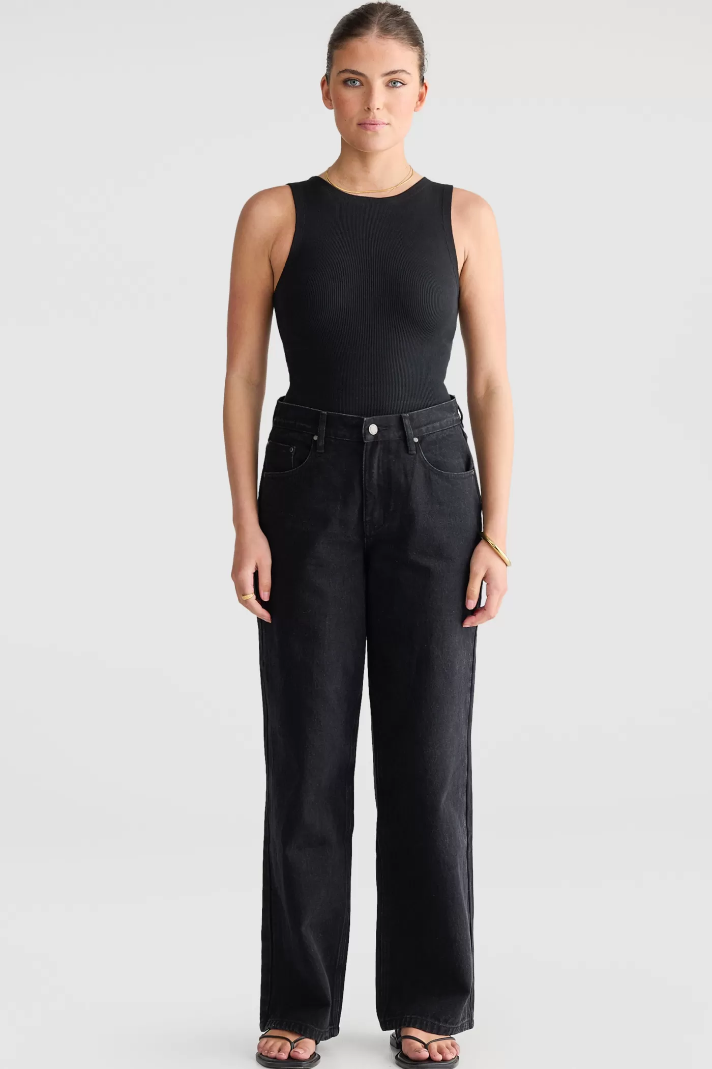 Eloise Boat Neck Rib Top ^ORTC Clothing Co Hot