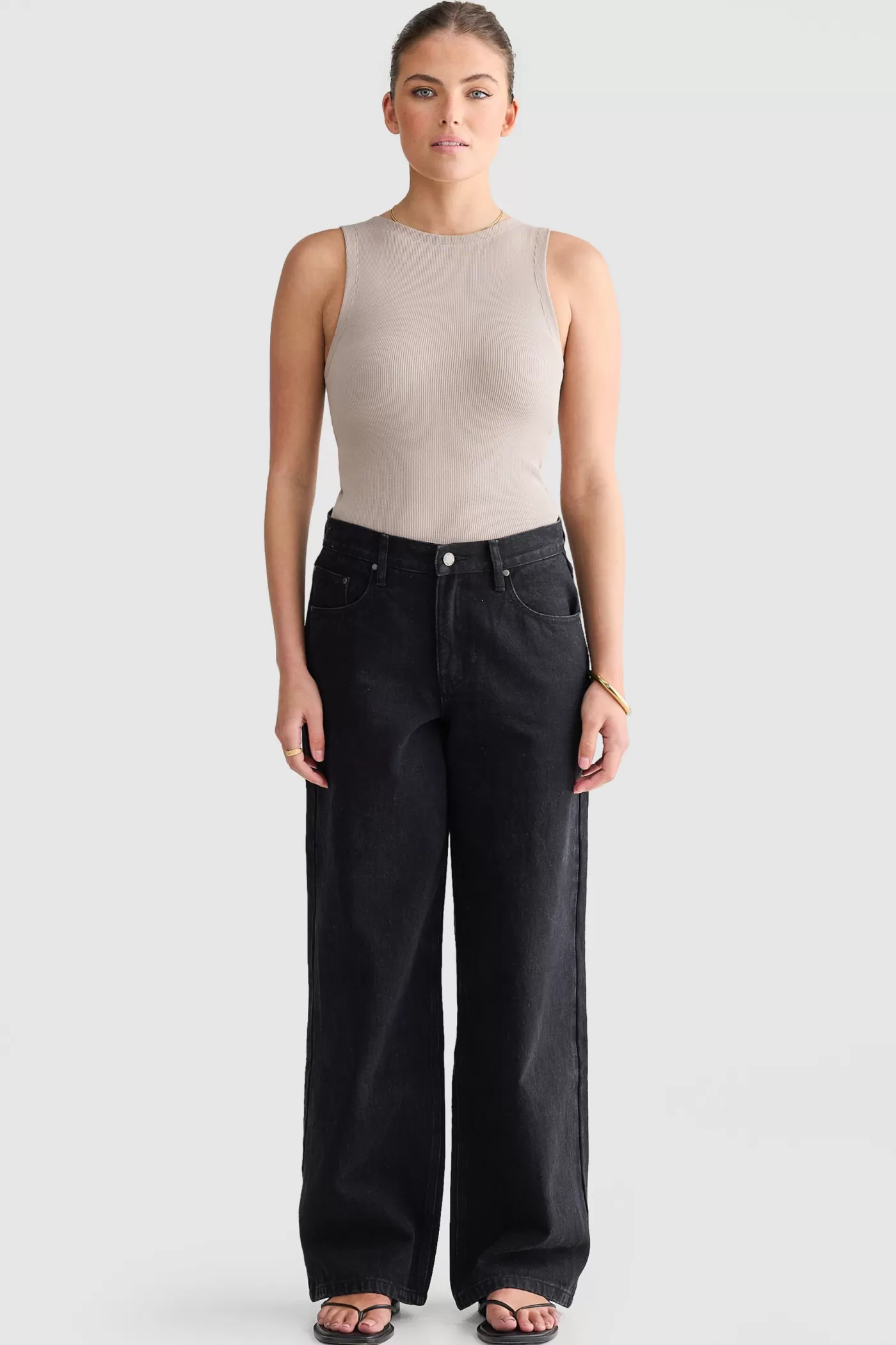 Eloise Boat Neck Rib Top ^ORTC Clothing Co Clearance