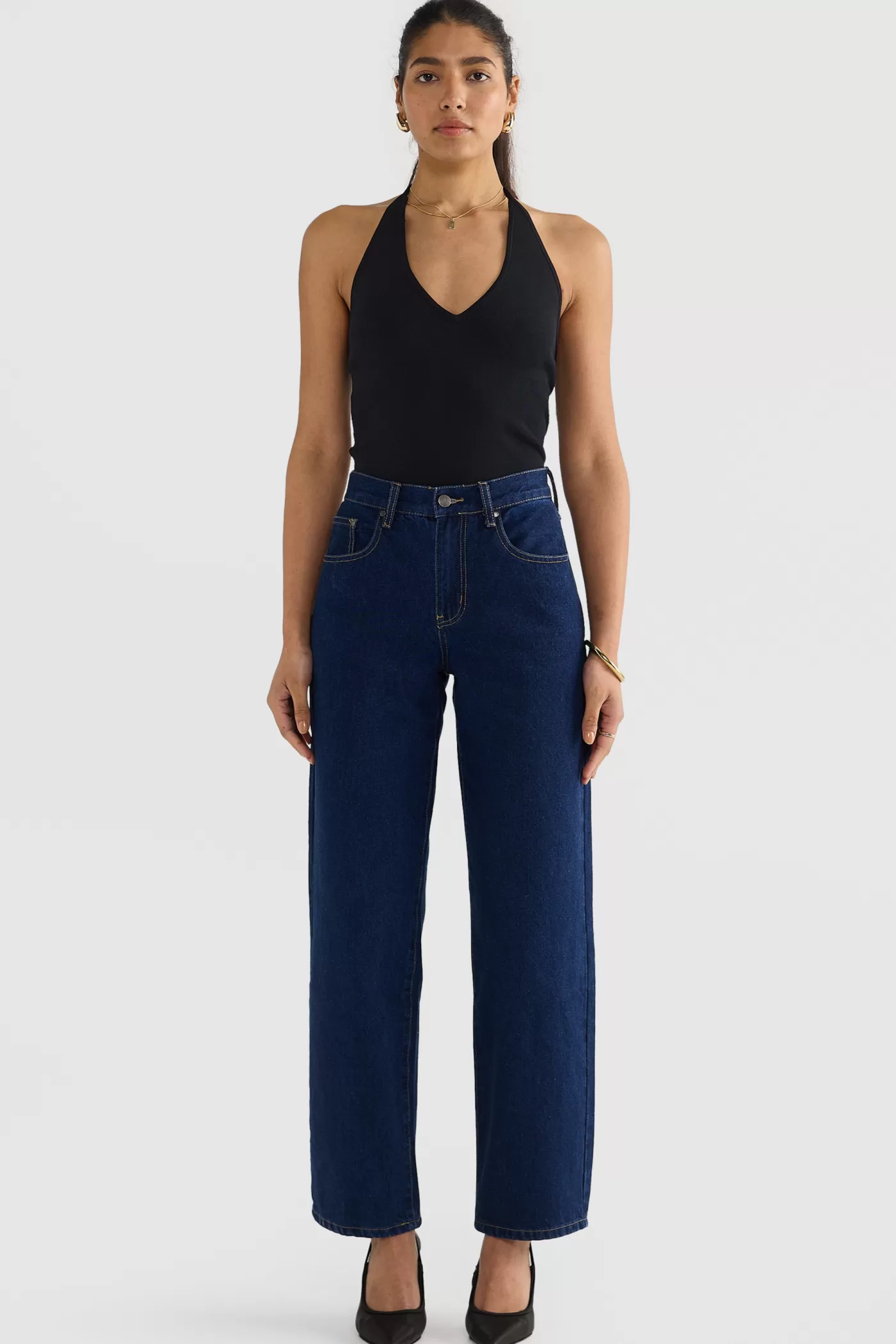 Hadley Halter Neck Knit Top ^ORTC Clothing Co New