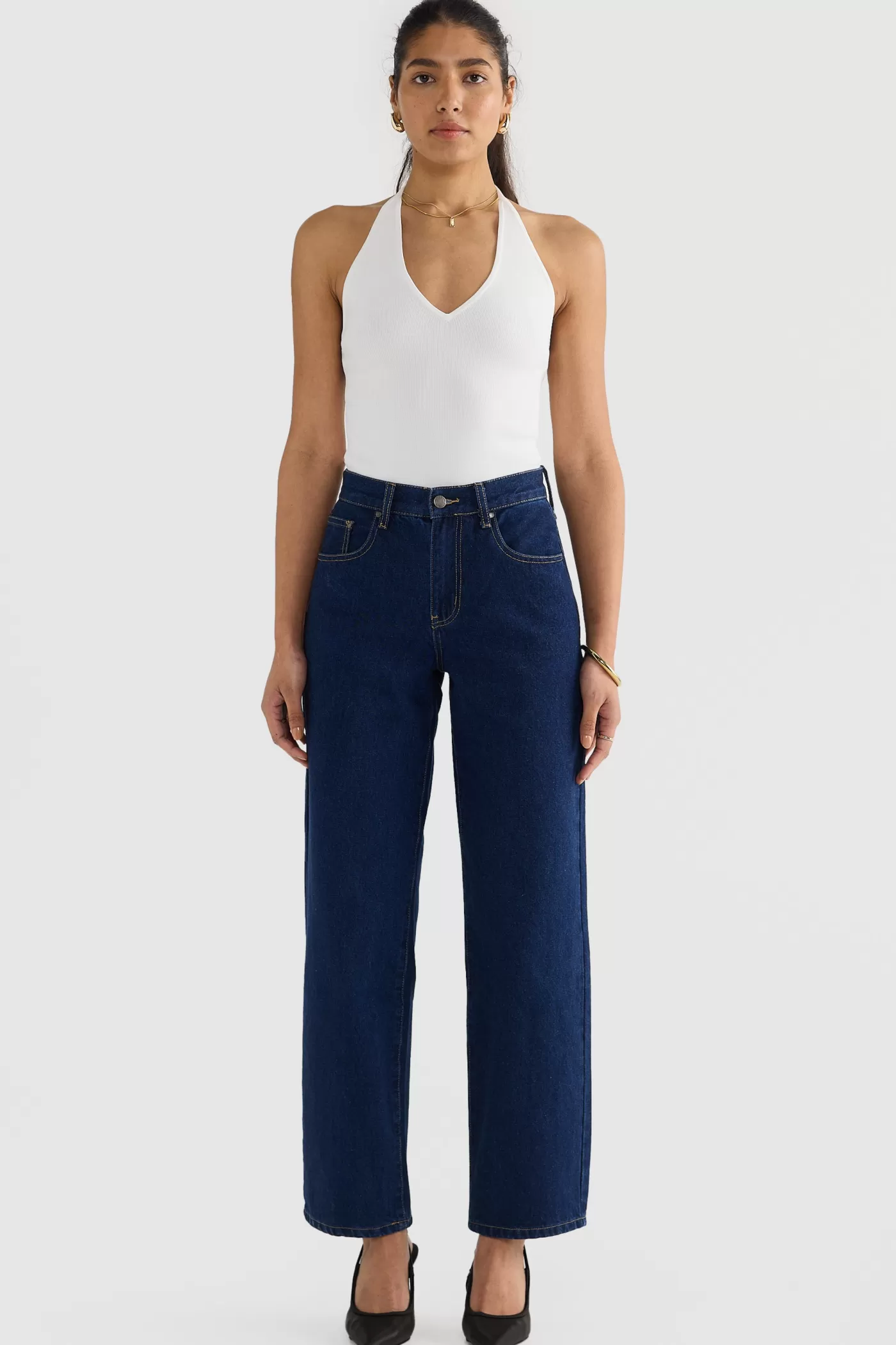 Hadley Halter Neck Knit Top ^ORTC Clothing Co Cheap