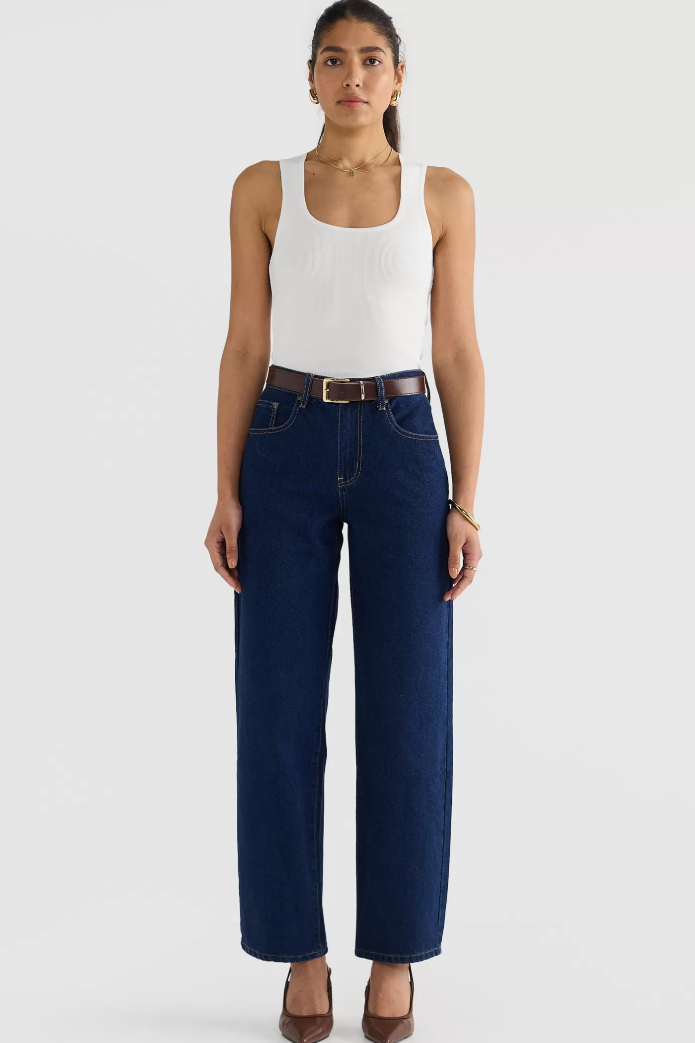 Hadley Racer Back Knit Top ^ORTC Clothing Co Online