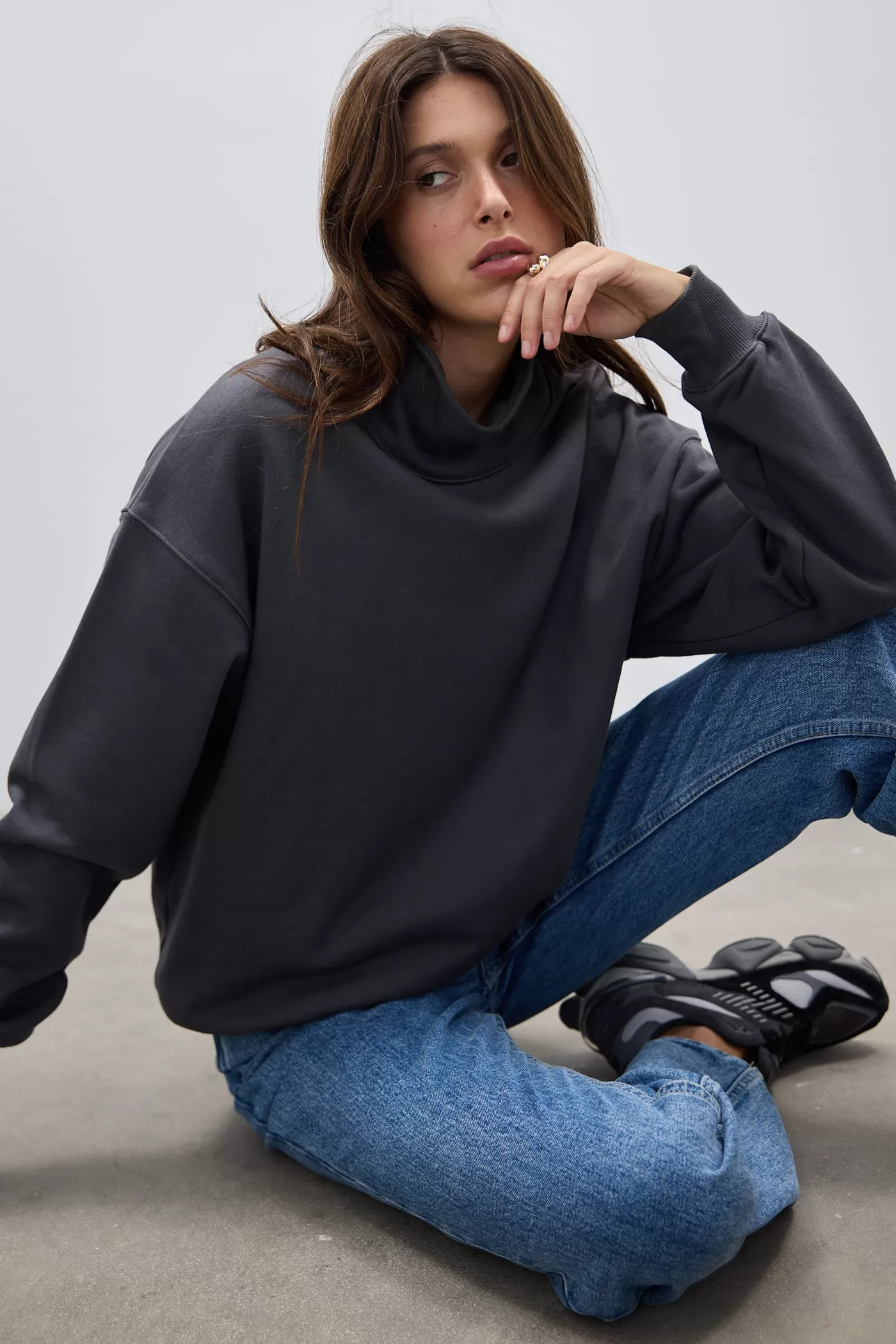 Hallie High Neck Sweater ^ORTC Clothing Co Flash Sale