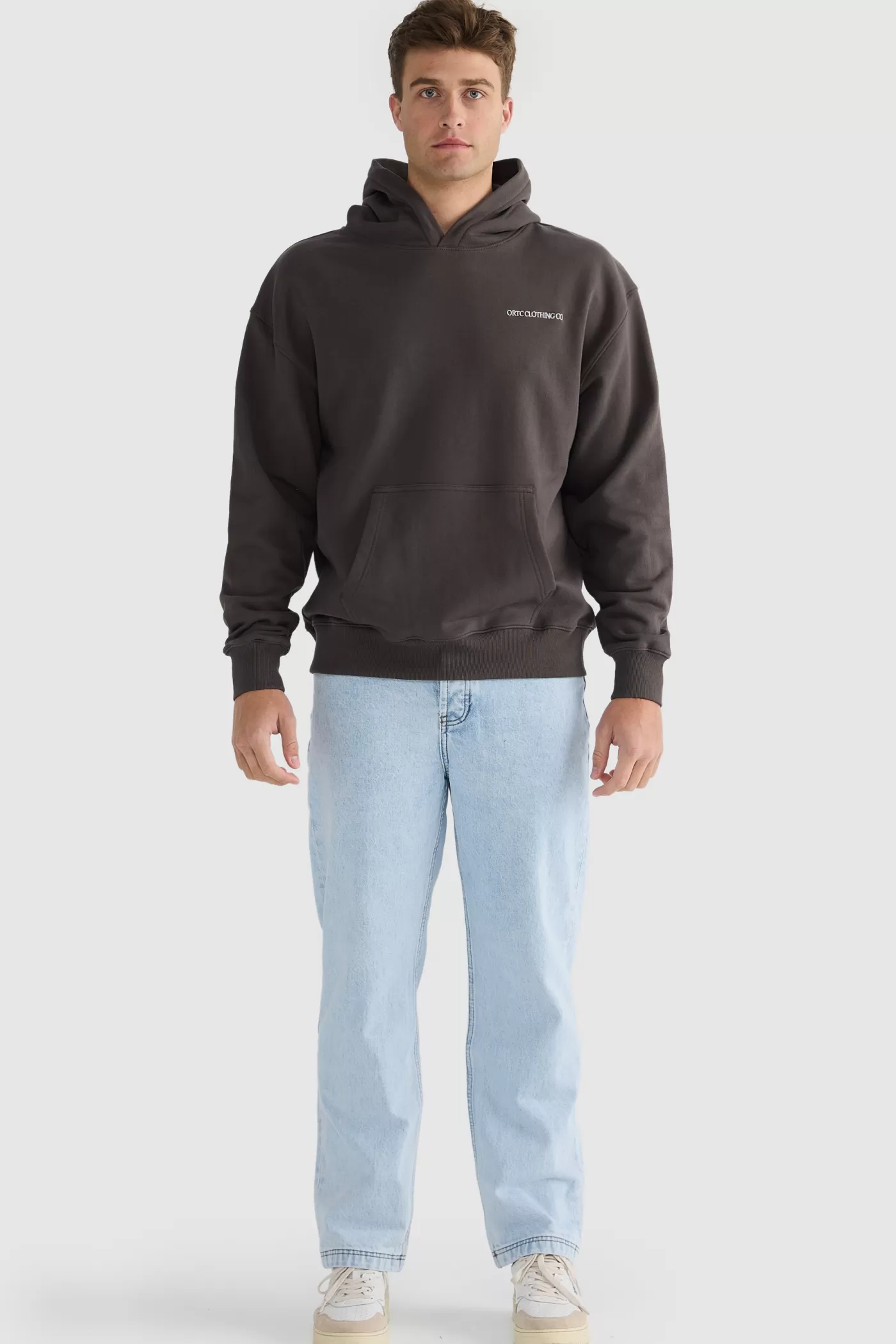 Hugo Hoodie Washed Carob^ORTC Clothing Co Store