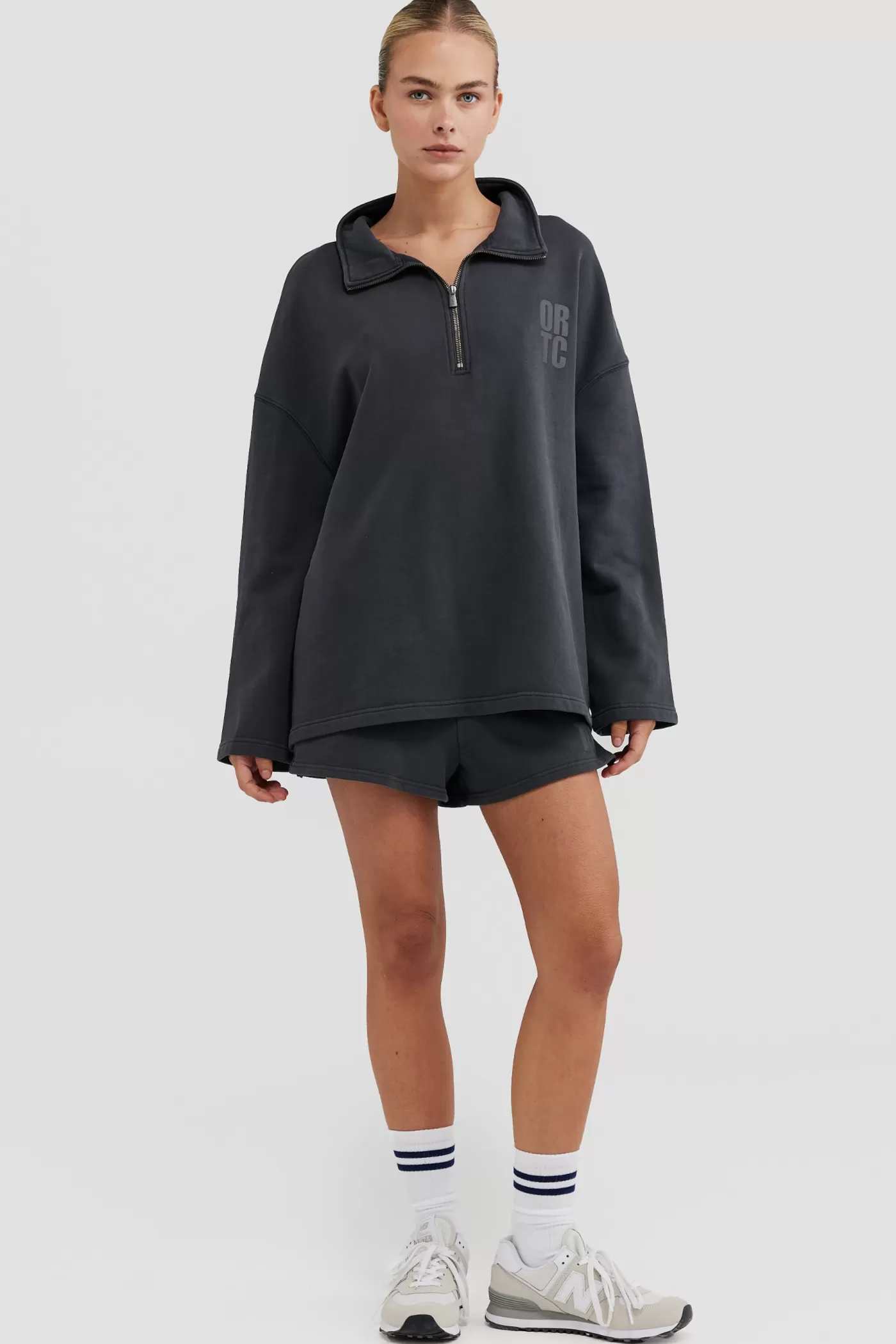 Isla Oversized Quarter Zip ^ORTC Clothing Co Cheap