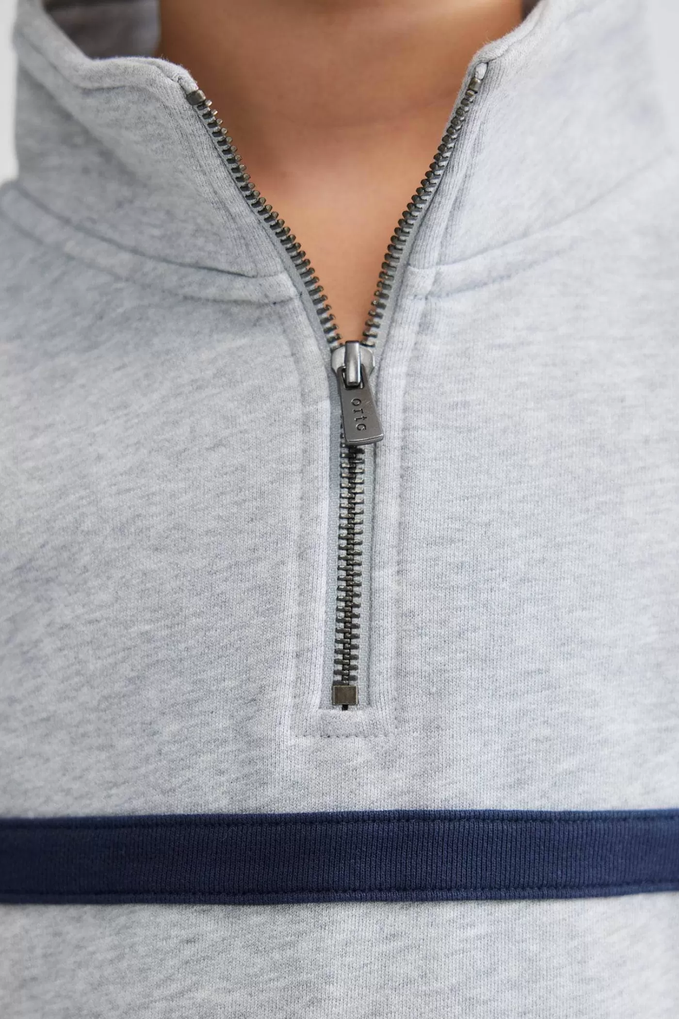 Jnr Collegiate Stripe Quarter Zip ^ORTC Clothing Co Online