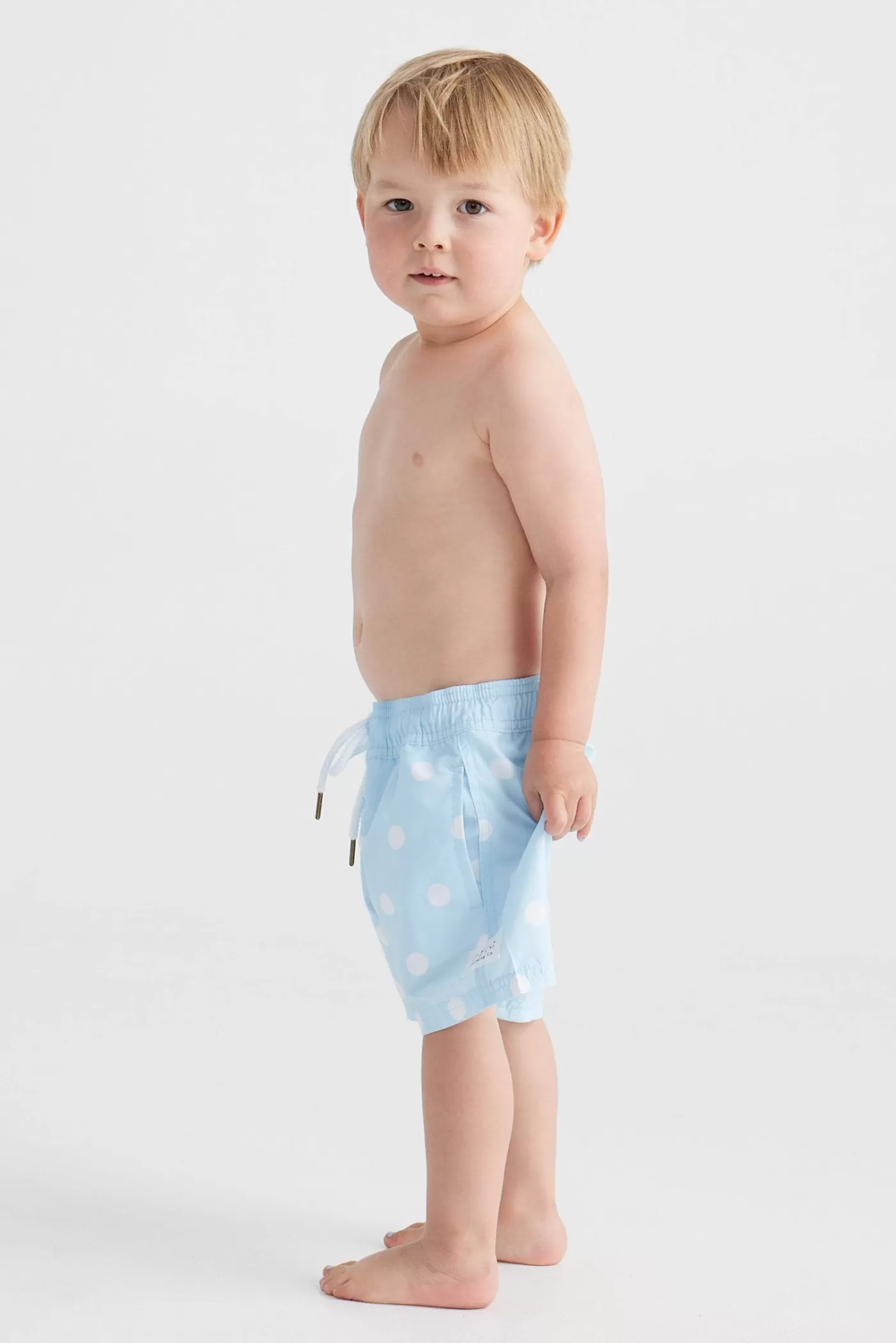 Jnr Henley Pale Blue Swim Shorts^ORTC Clothing Co Clearance