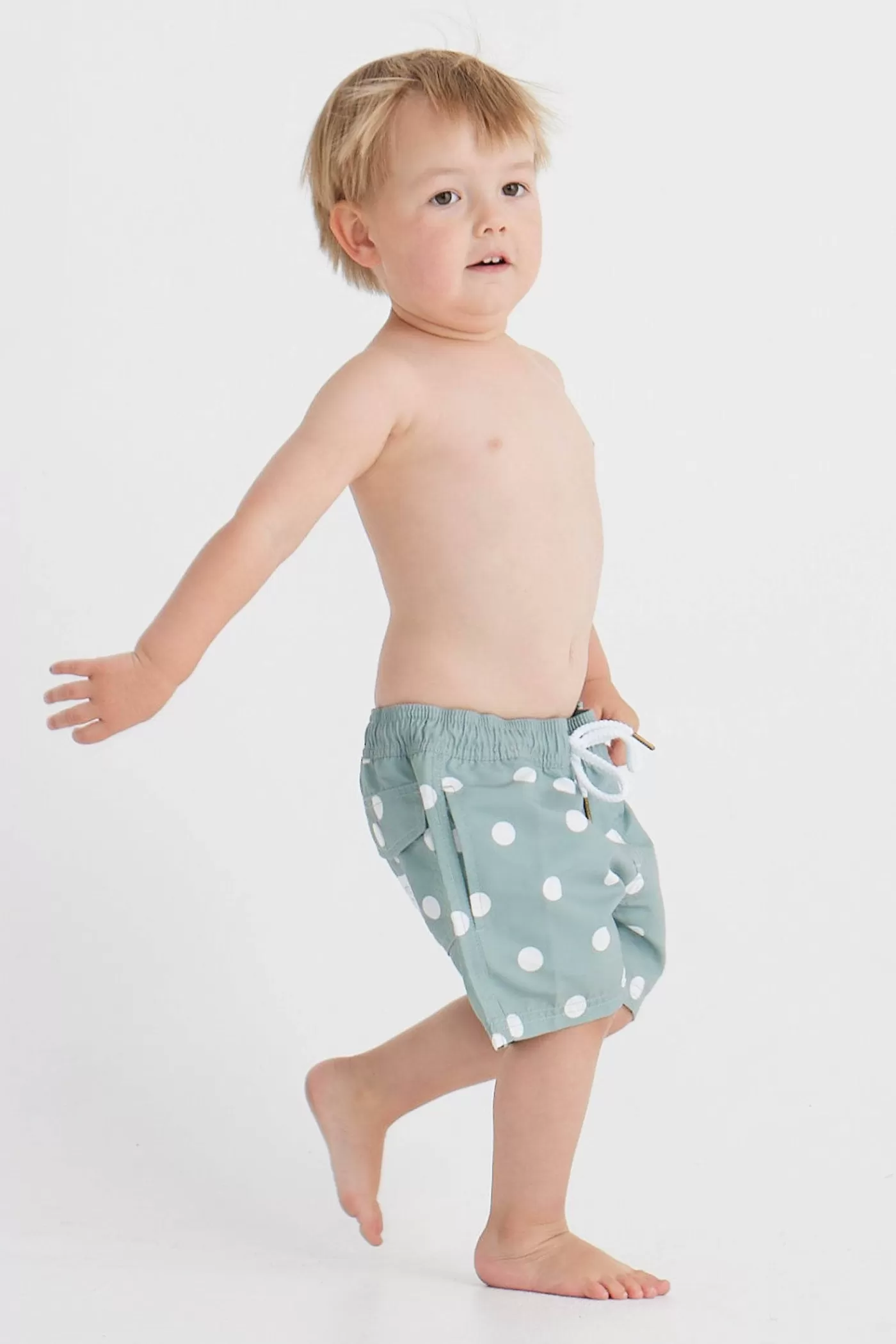 Jnr Henley Sage Swim Shorts^ORTC Clothing Co Fashion