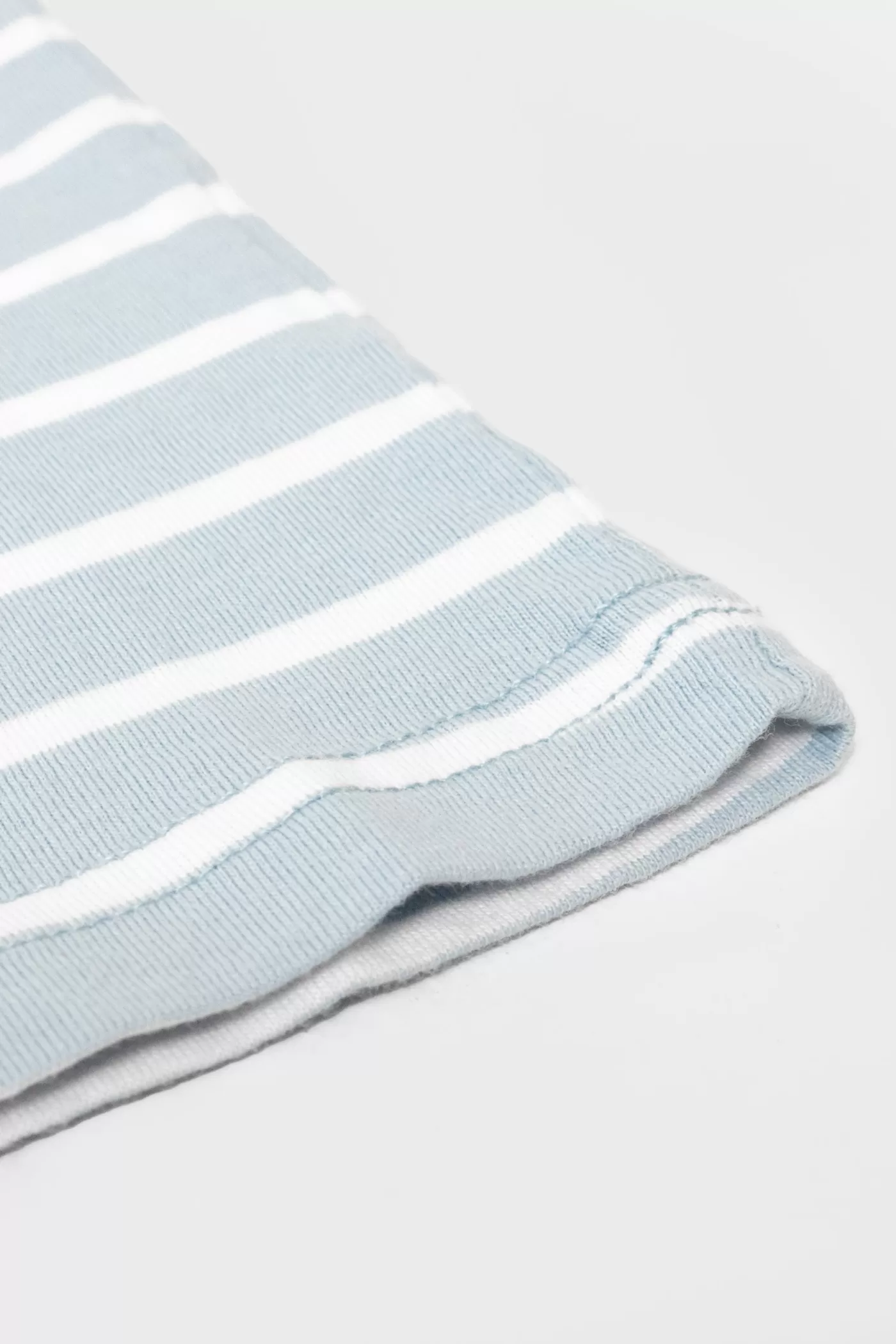 Jnr Louis Stripe T Shirt Pale Blue^ORTC Clothing Co Cheap