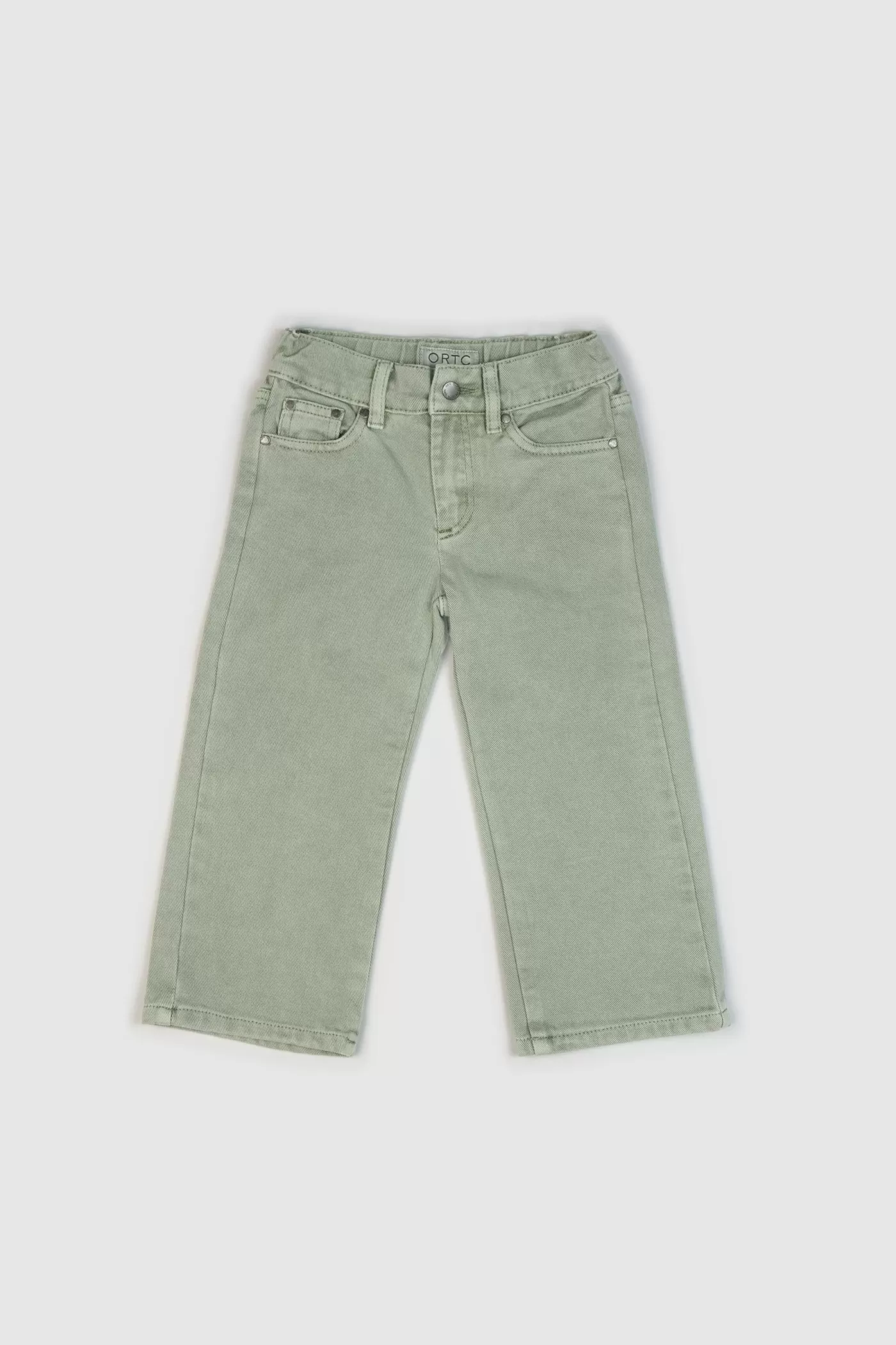 Jnr Noa Relaxed Twill Pants Olive^ORTC Clothing Co Sale
