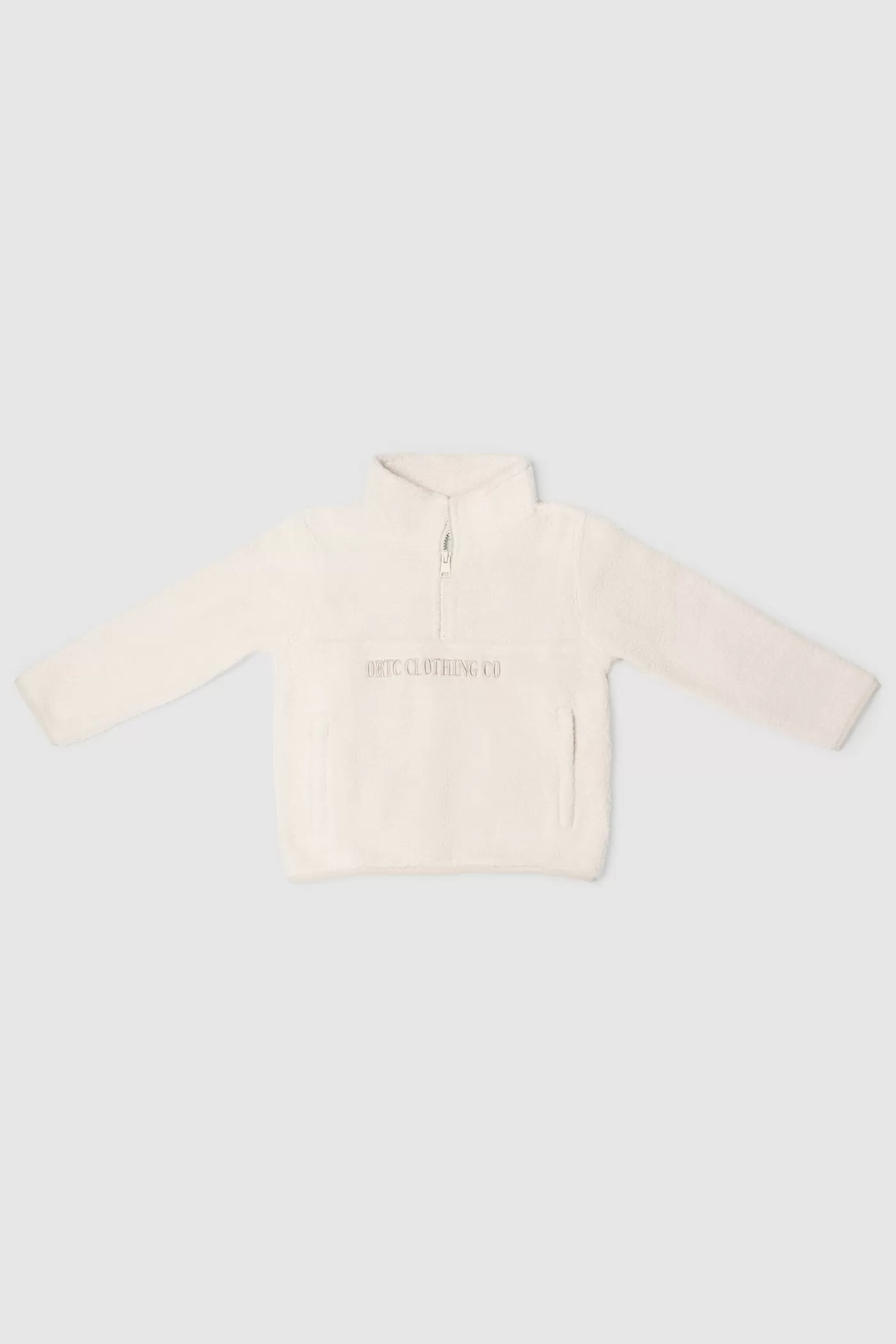 Jnr Sherpa Fleece Logo Quarter Zip ^ORTC Clothing Co Hot