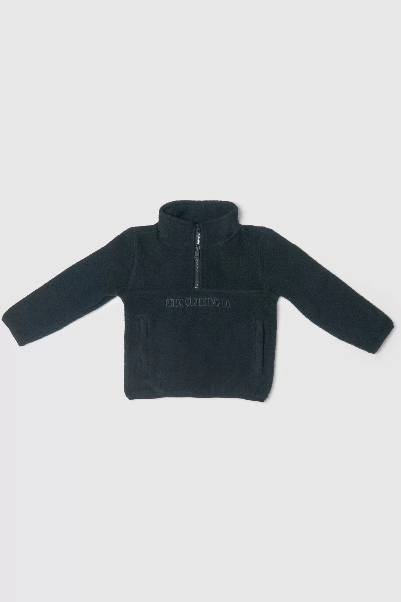 Jnr Sherpa Fleece Logo Quarter Zip ^ORTC Clothing Co Cheap