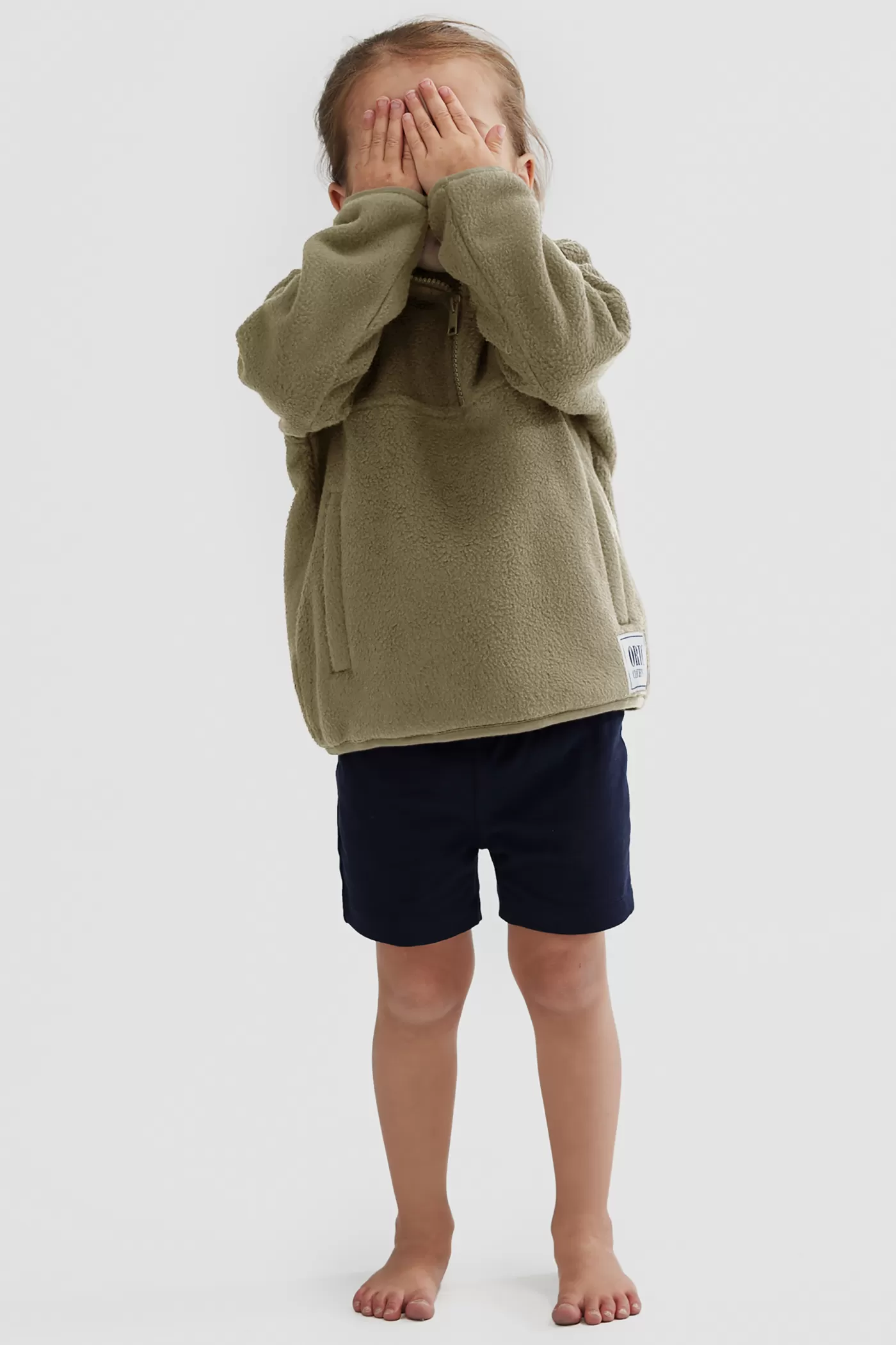Jnr Sherpa Fleece Quarter Zip ^ORTC Clothing Co Cheap