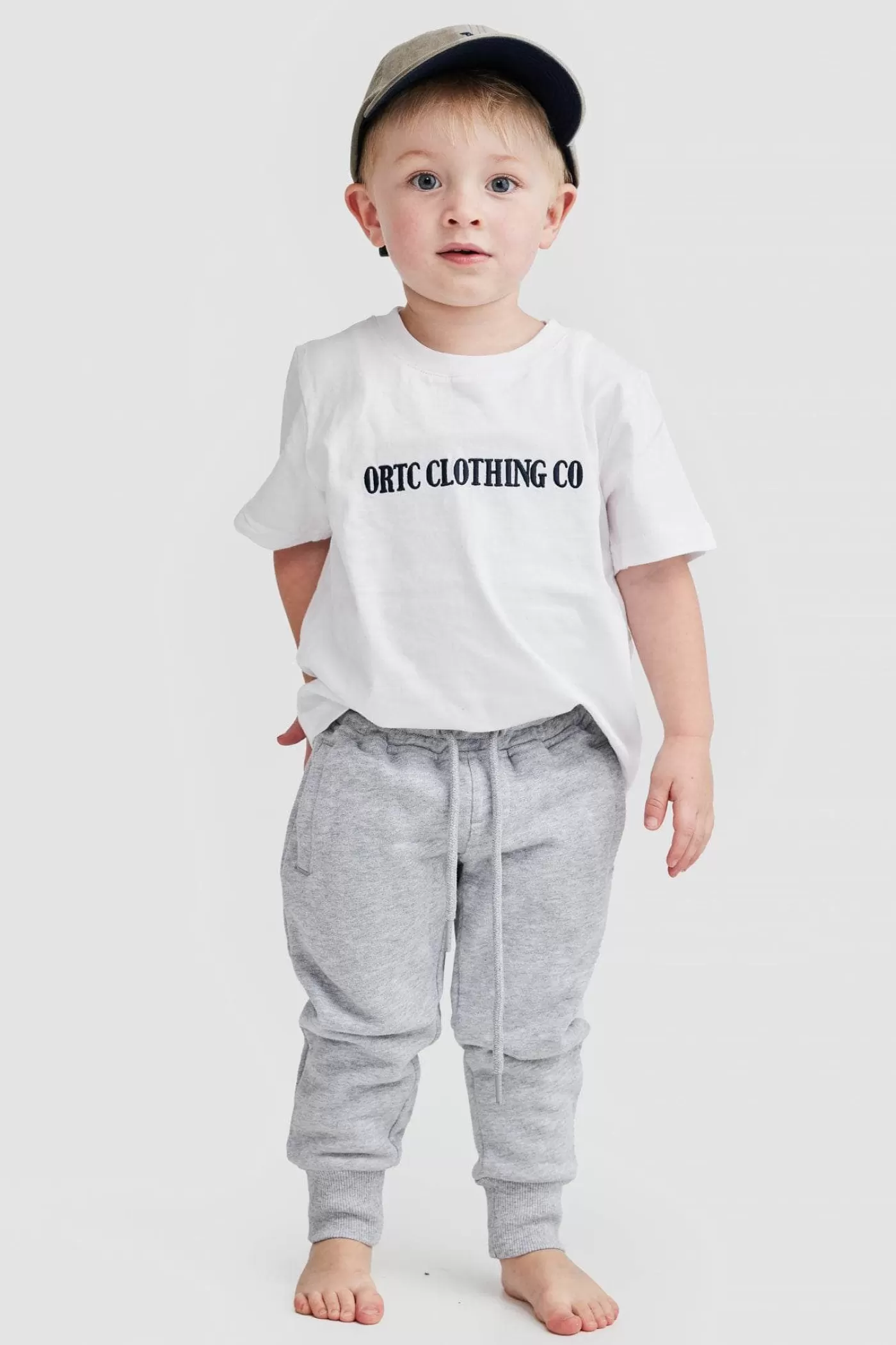 Jnr Track Pants Grey Marle^ORTC Clothing Co Cheap