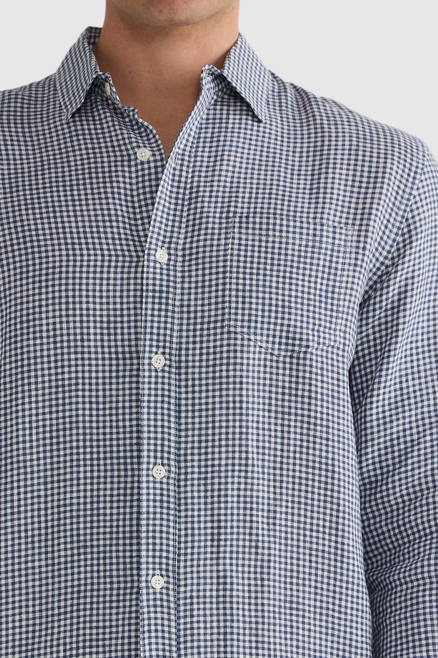 Linen Shirt Check^ORTC Clothing Co Fashion