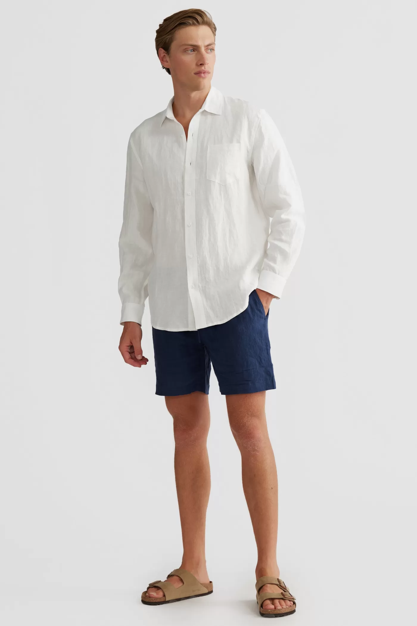 Linen Shirt White^ORTC Clothing Co Discount