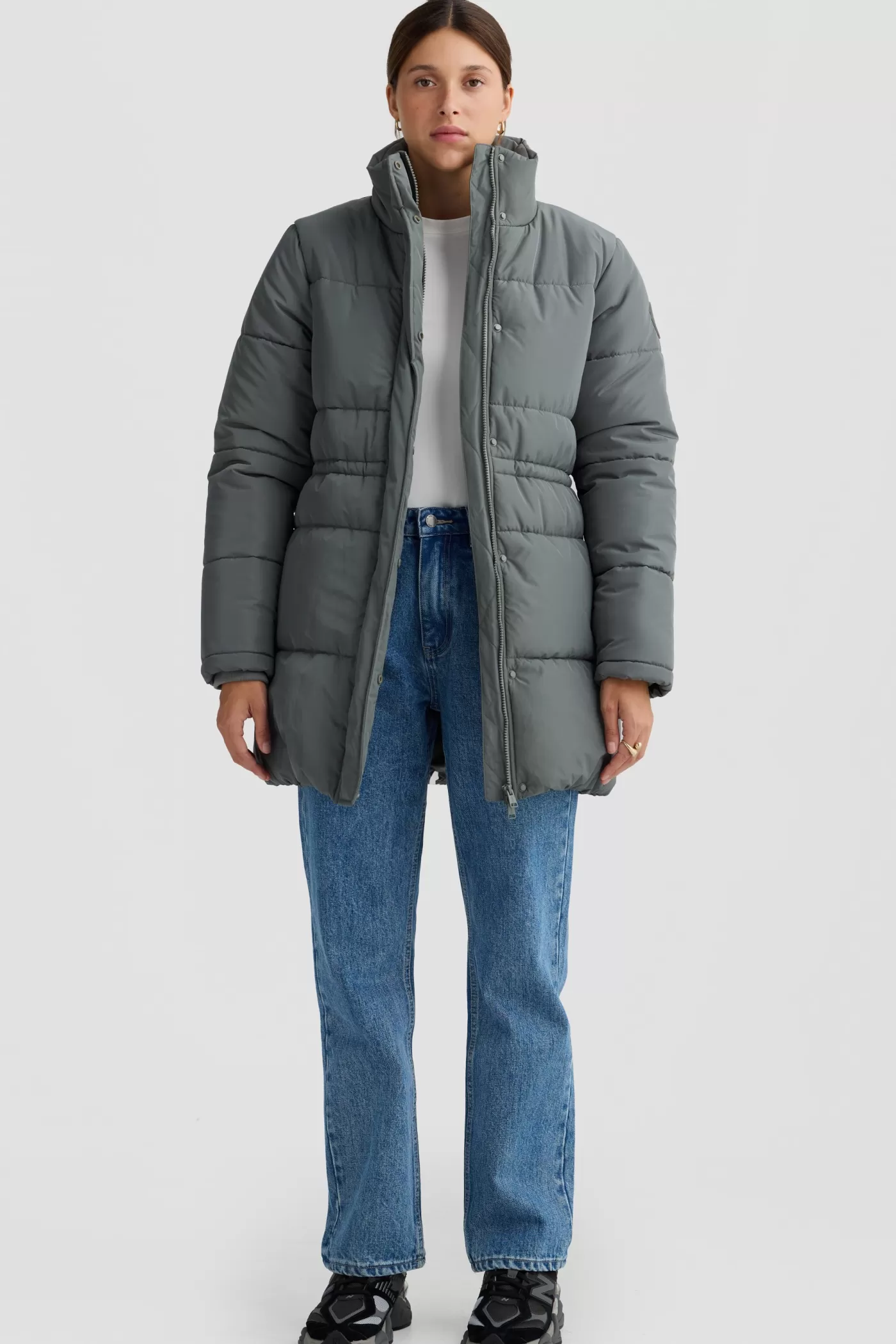 Monty Belted Mid Length Puffer Jacket ^ORTC Clothing Co New