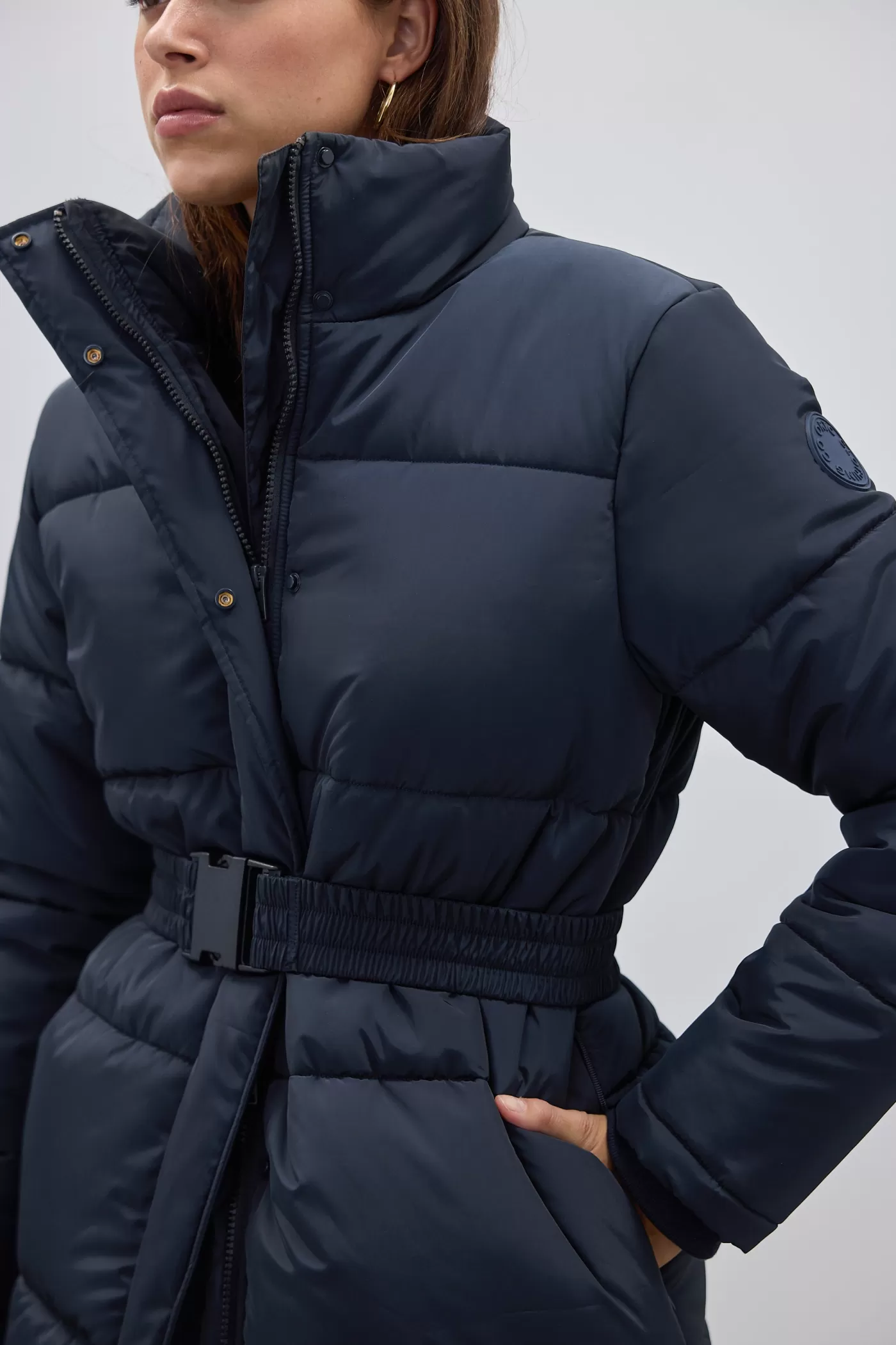 Monty Belted Mid Length Puffer Jacket ^ORTC Clothing Co Online