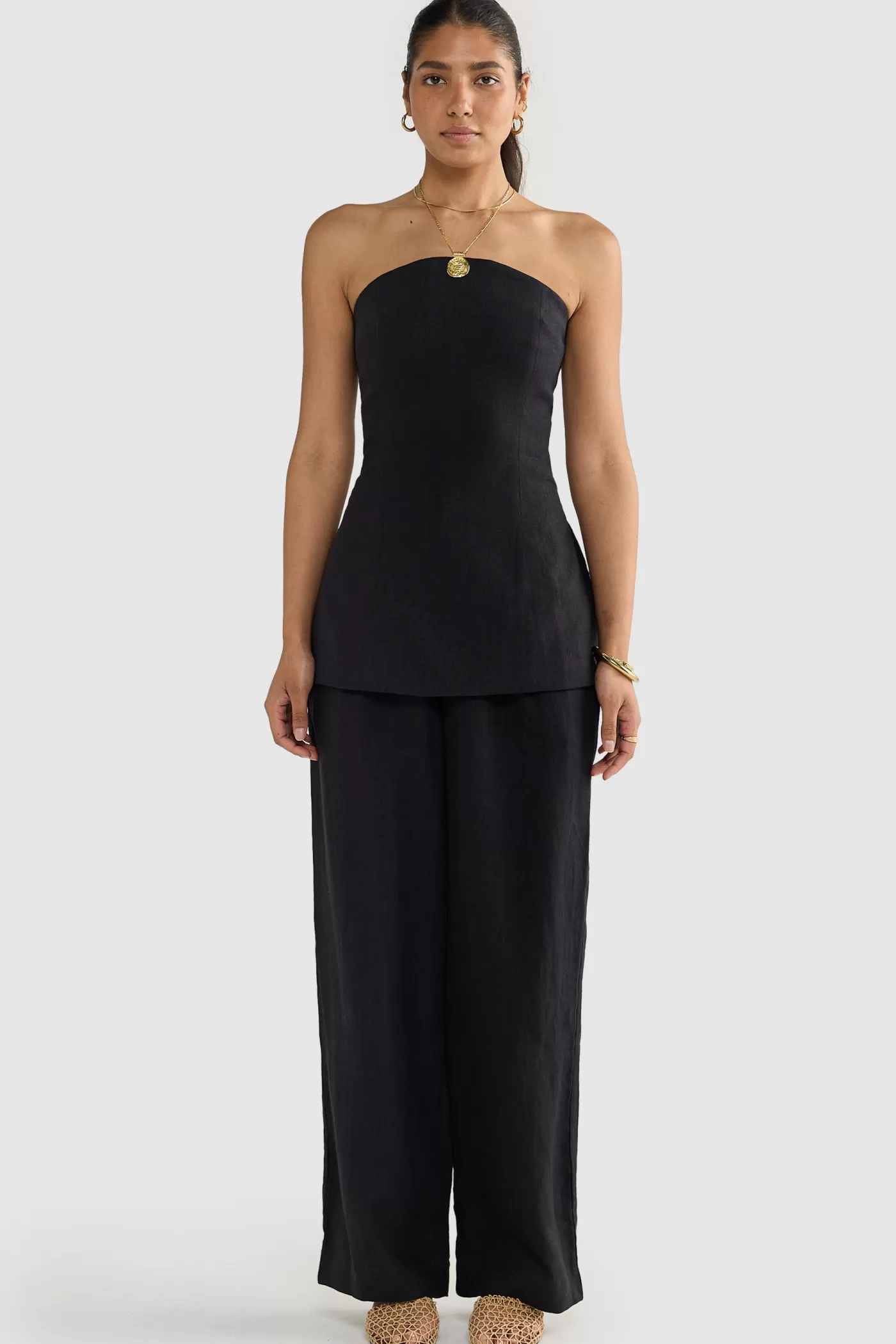 Savannah Linen Strapless Bodice ^ORTC Clothing Co Cheap