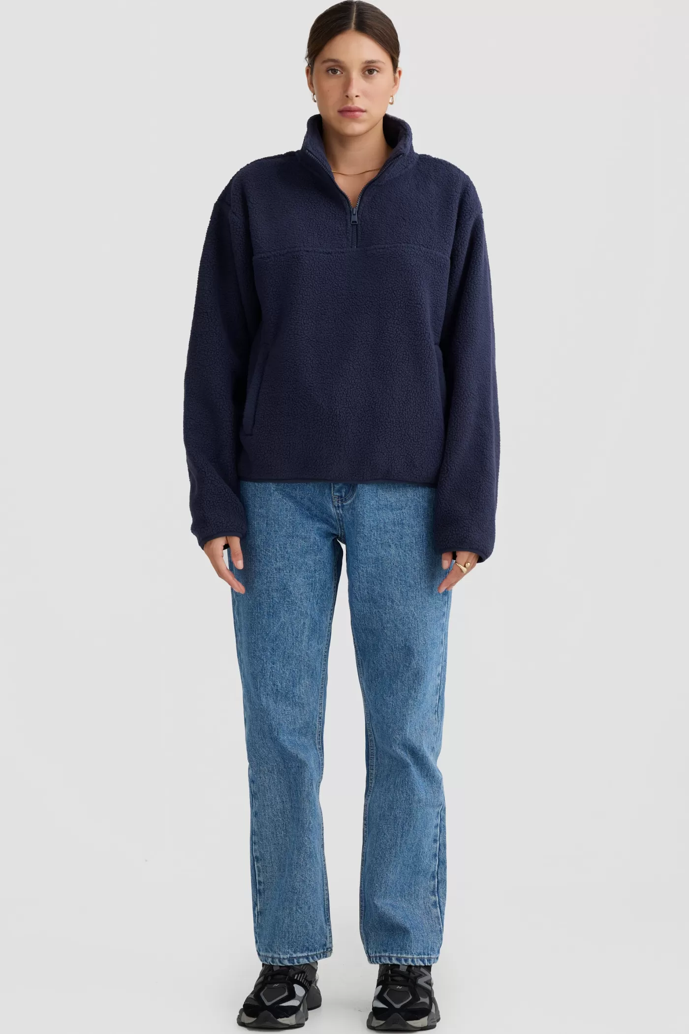 Sherpa Fleece Quarter Zip ^ORTC Clothing Co Fashion