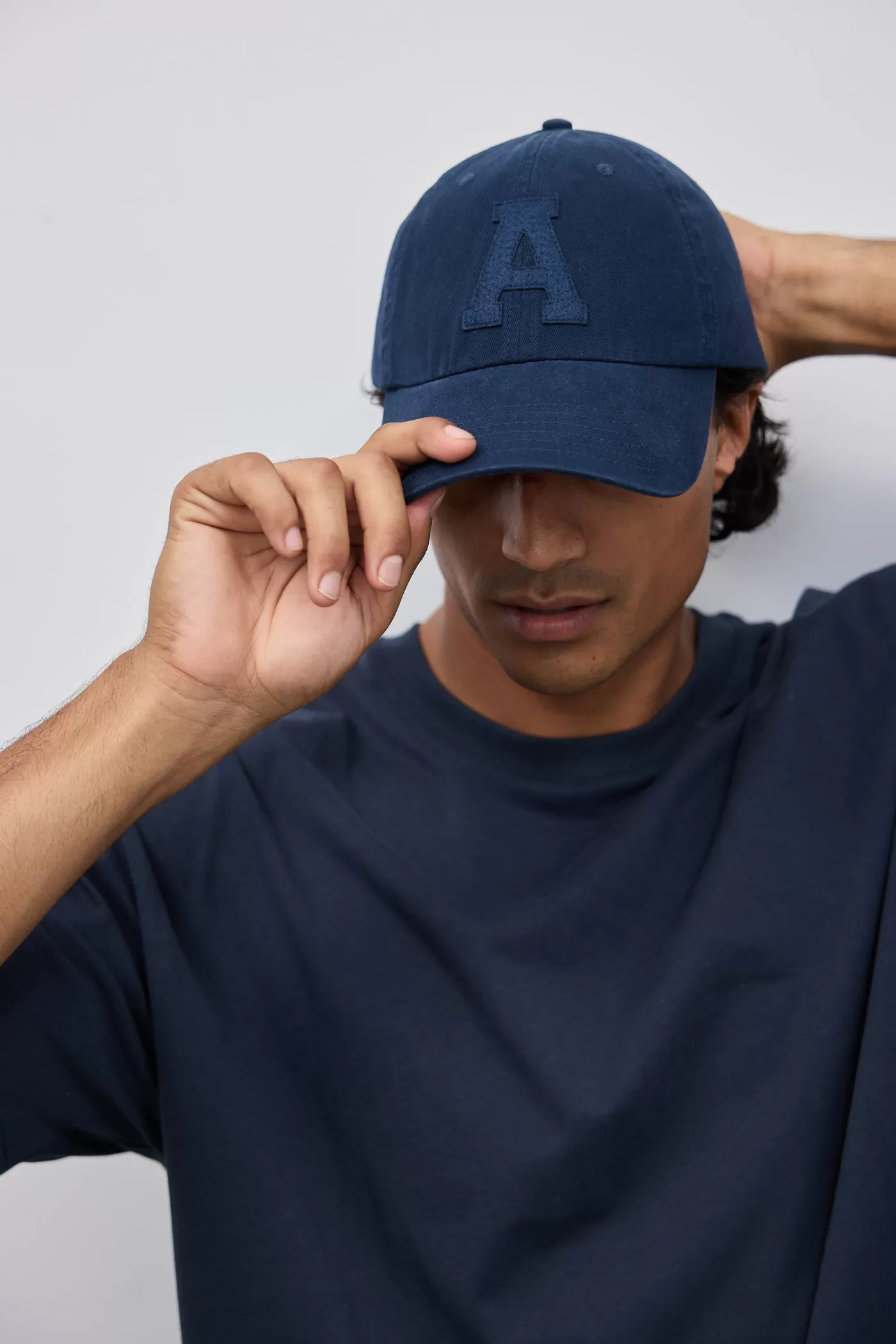 Tonal Letter Cap Navy^ORTC Clothing Co Outlet