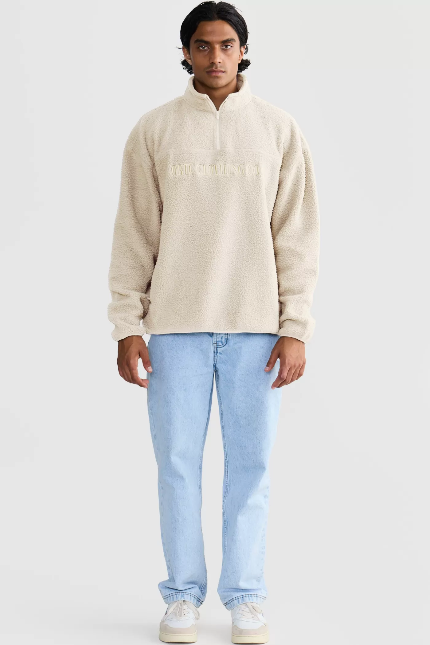 Unisex Sherpa Fleece Logo Quarter Zip ^ORTC Clothing Co Hot