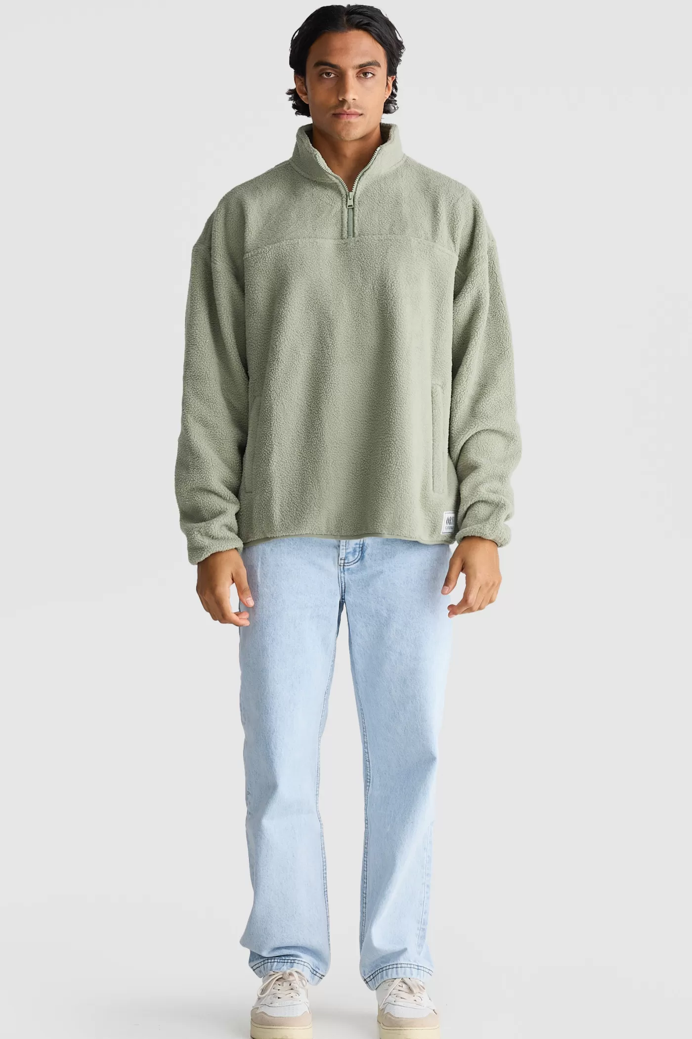 Unisex Sherpa Fleece Quarter Zip ^ORTC Clothing Co Online