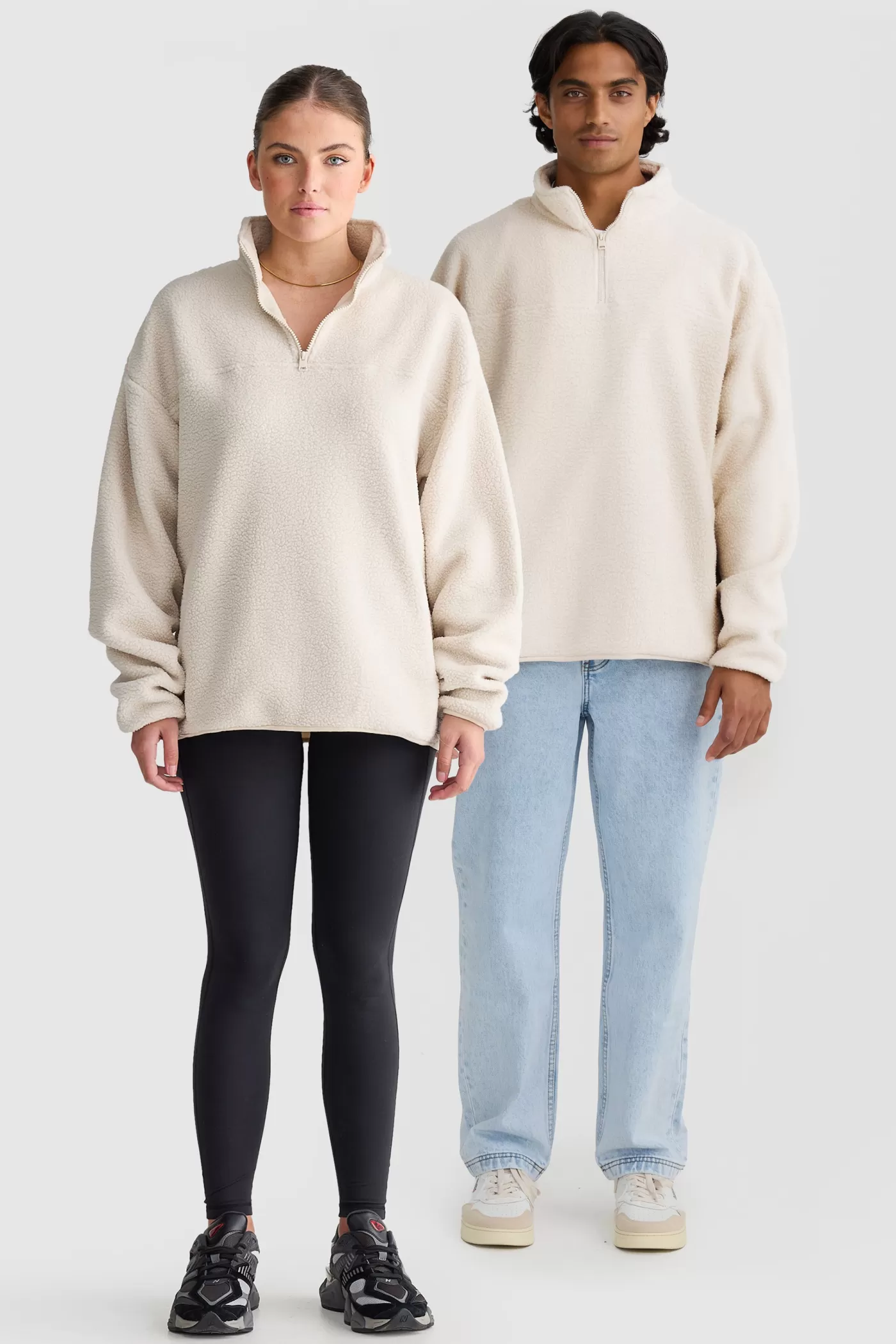 Unisex Sherpa Fleece Quarter Zip ^ORTC Clothing Co New