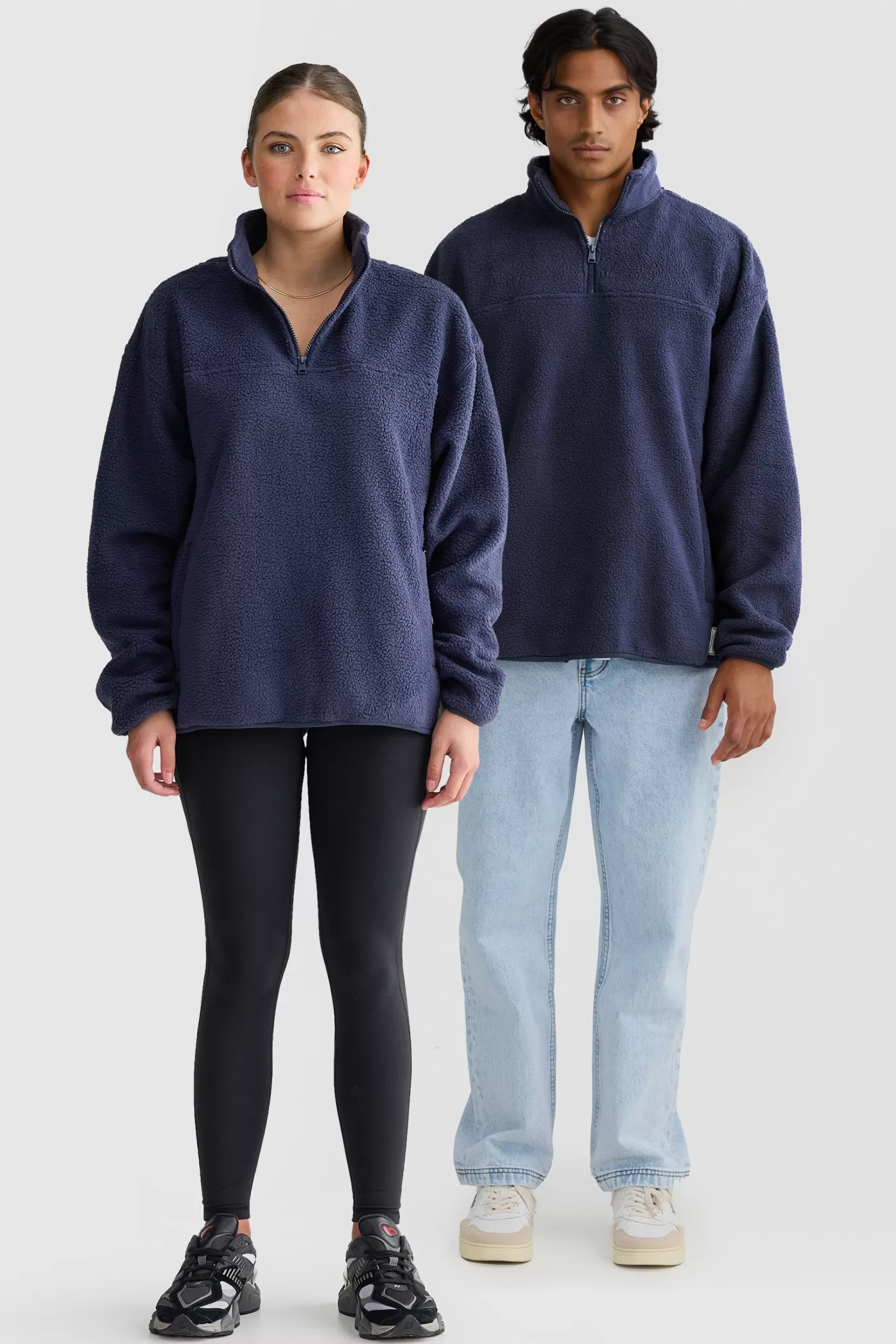 Unisex Sherpa Fleece Quarter Zip ^ORTC Clothing Co New